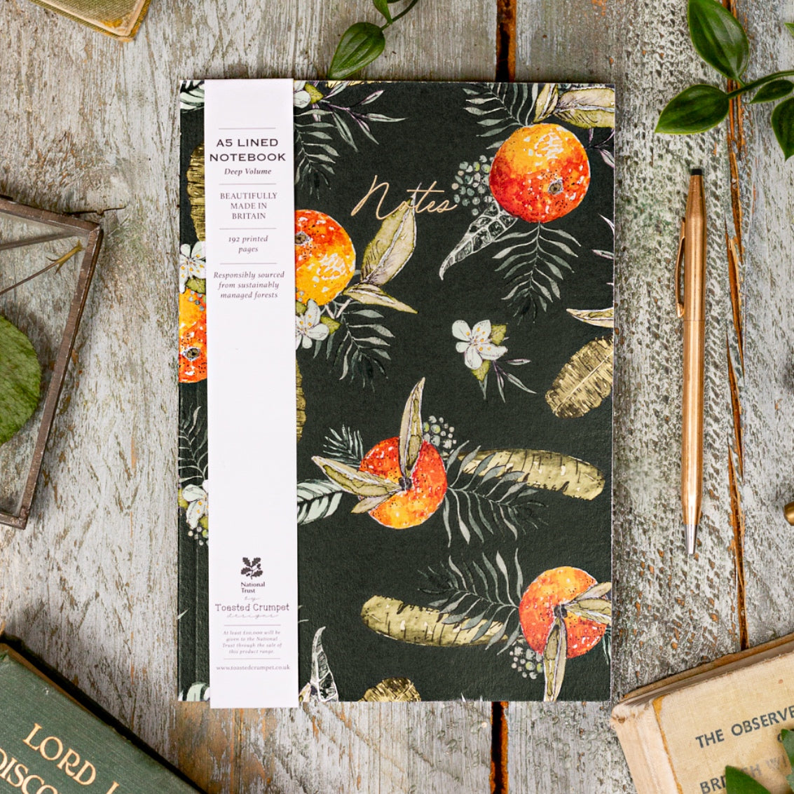NEW! Orange (Noir) A5 Chunky Notebook