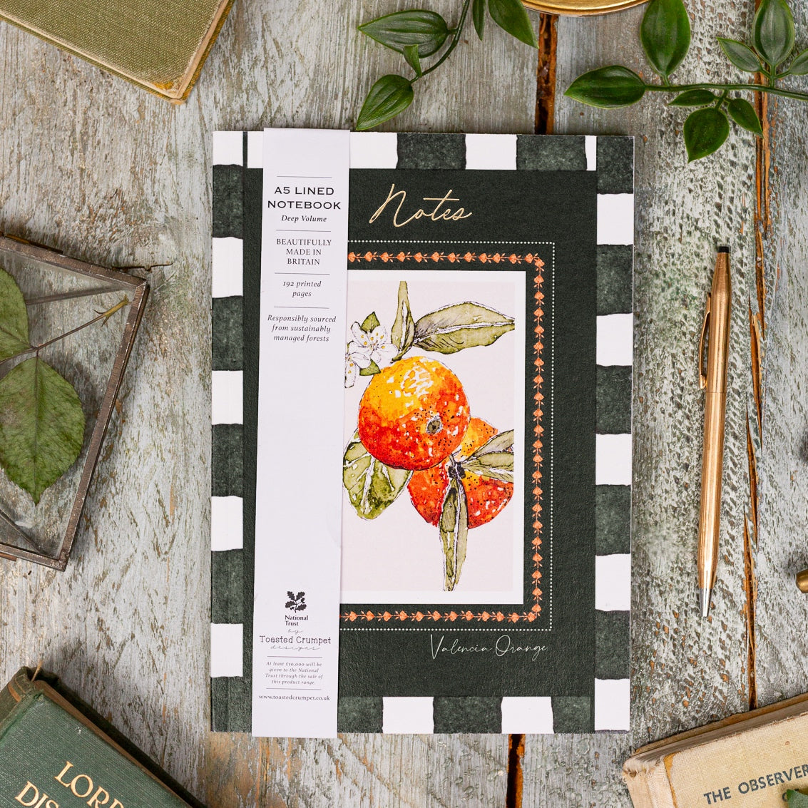 NEW! Valencia Orange (Noir) A5 Chunky Notebook