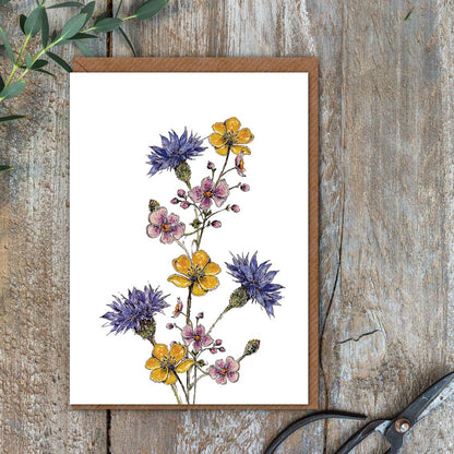 "The Regency Garden Collection Pretty Posies" Boxed Set of 8 Mixed Notecards