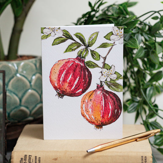 NEW! Pomegranate Card (Cello-Free)
