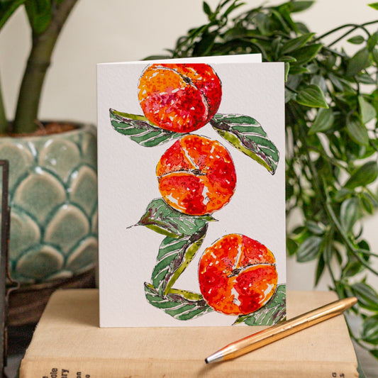NEW! Peaches Card (Cello-Free)
