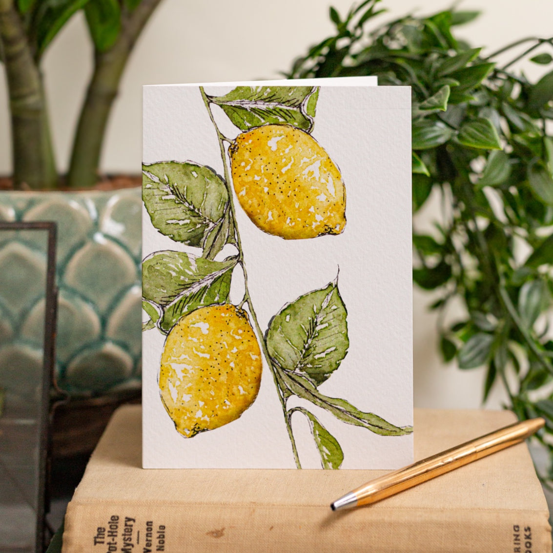 NEW! Lemon Card (Cello-Free)