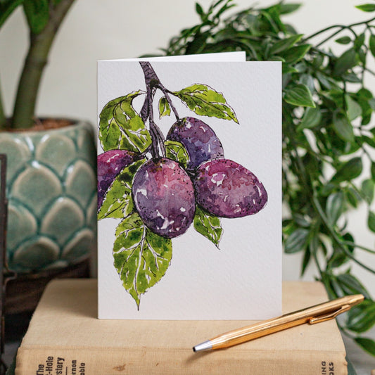 NEW! Plum Card (Cello-Free)