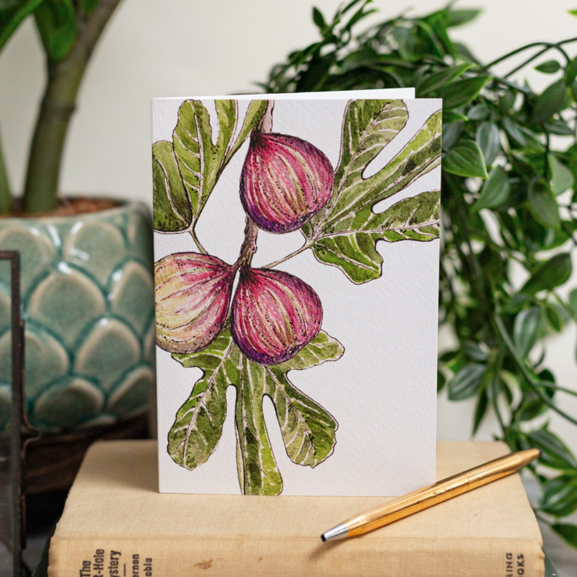 NEW! Wild Fig Card (Cello-Free)