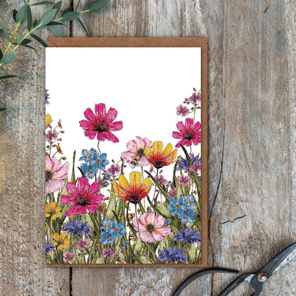 "The Regency Garden Collection Wildflower Meadows" Boxed Set of 8 Mixed Notecards