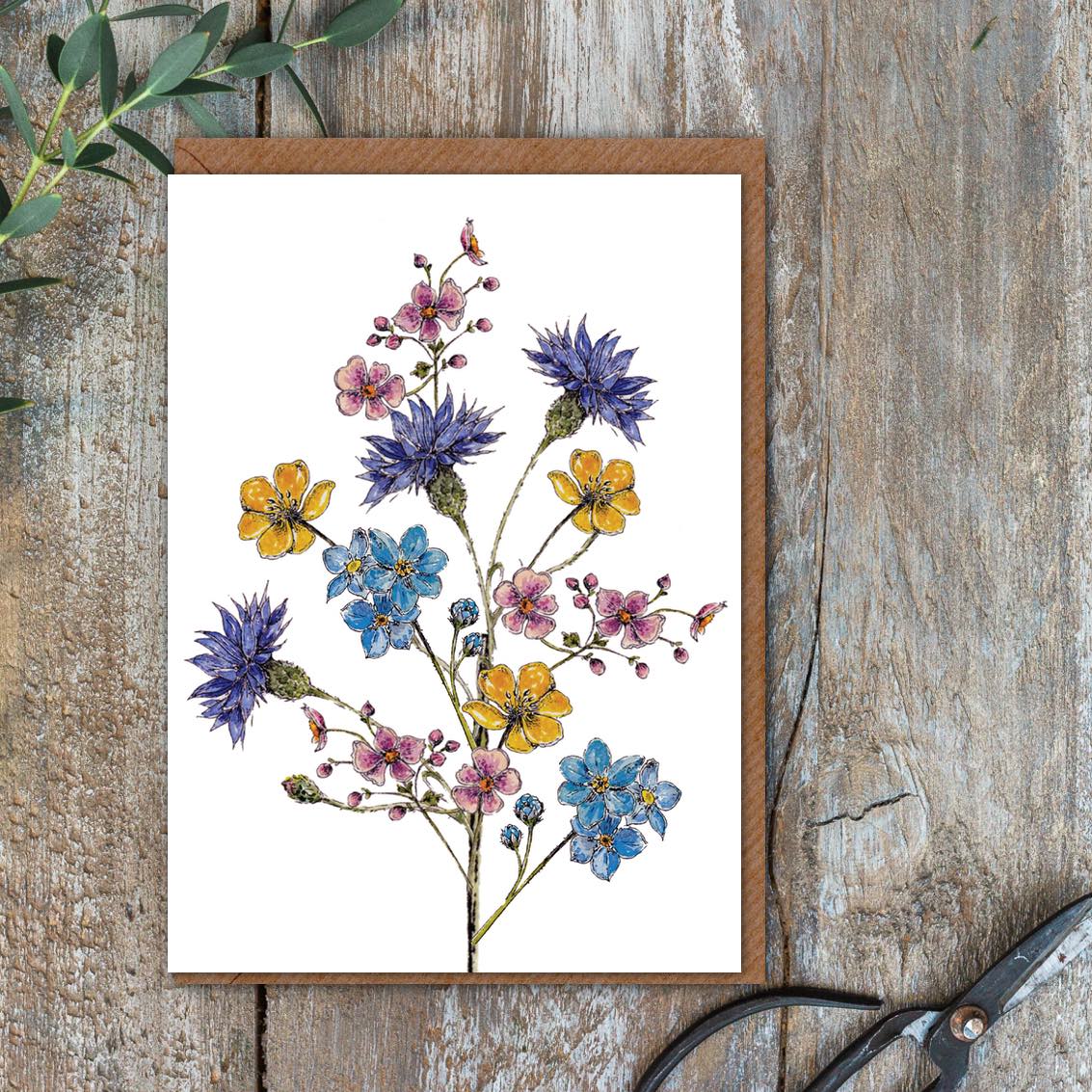 Pretty Pastels Card (Cello-Free)