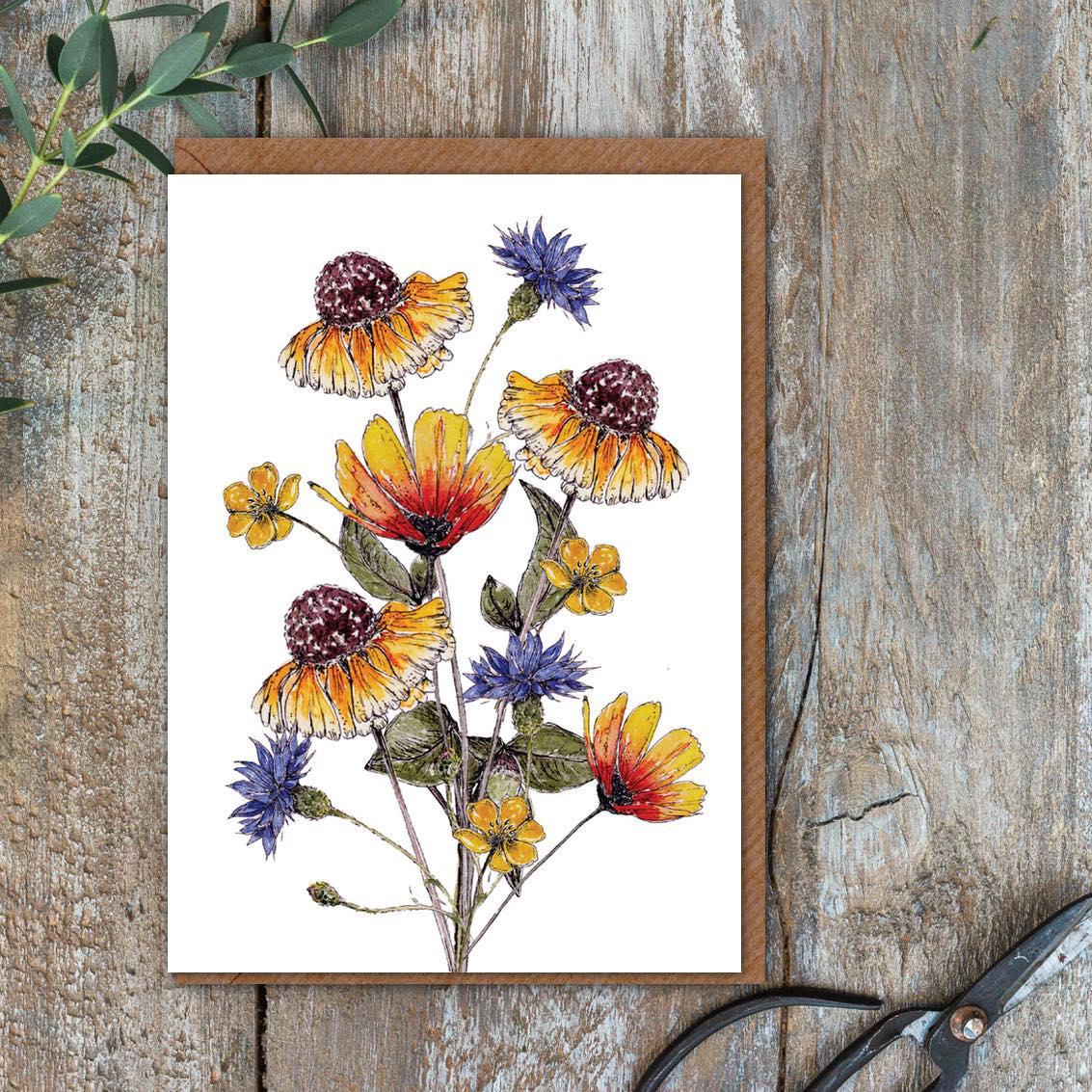 "The Regency Garden Collection Pretty Posies" Boxed Set of 8 Mixed Notecards