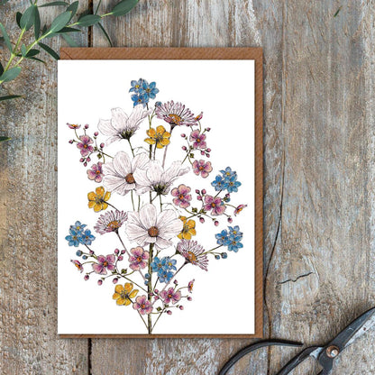"The Regency Garden Collection Pretty Posies" Boxed Set of 8 Mixed Notecards