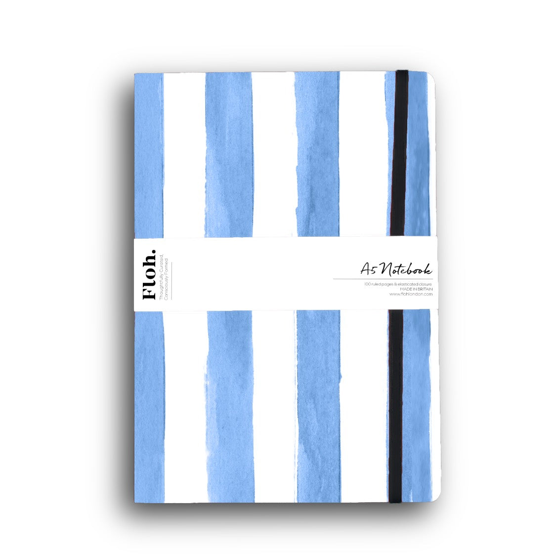 NEW! Sea (Stripes) A5 Lined Notebook (available for dispatch from January 2027)