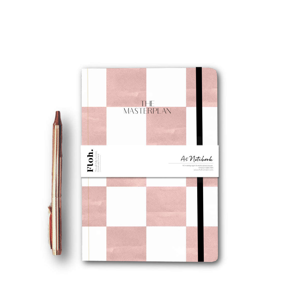 NEW! Paloma (Checkerboard) A5 Lined Notebook (available for dispatch from Jan 2026)