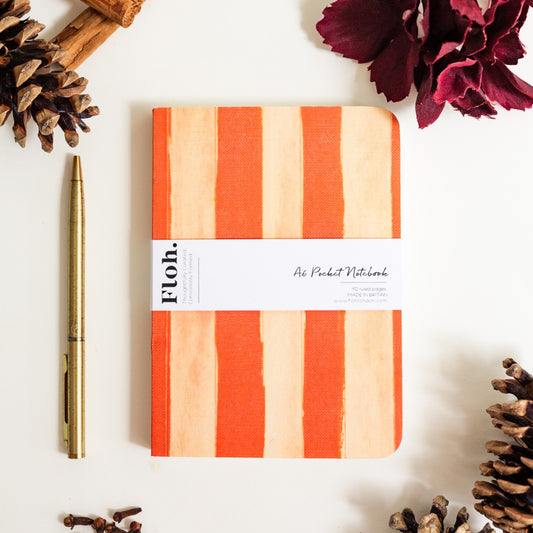 NEW! Marmalade (Stripes) A6 Lined Pocket Notebook (available for dispatch from August 2026)