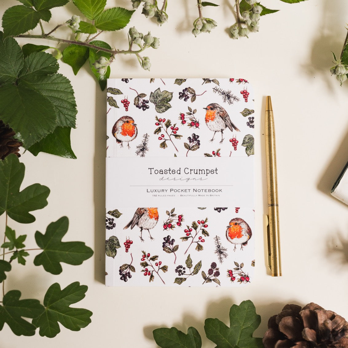 NEW! Hedgerow (Pure) A6 Lined Pocket Notebook (available for dispatch from August 2026)