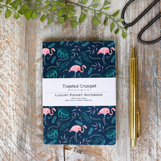 Flamingo A6 Lined Pocket Notebook