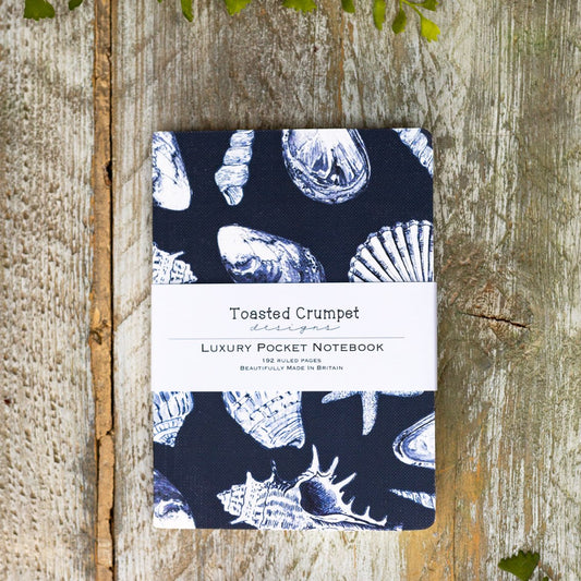 Inky Shells A6 Lined Pocket Notebook