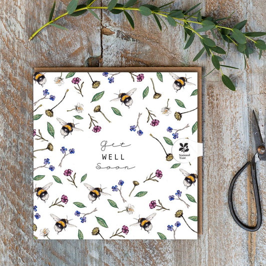Get Well Soon (Bee Pure) Card (Cello-Free)