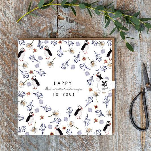 Happy Birthday to You (Puffin Pure) Card (Cello-Free)