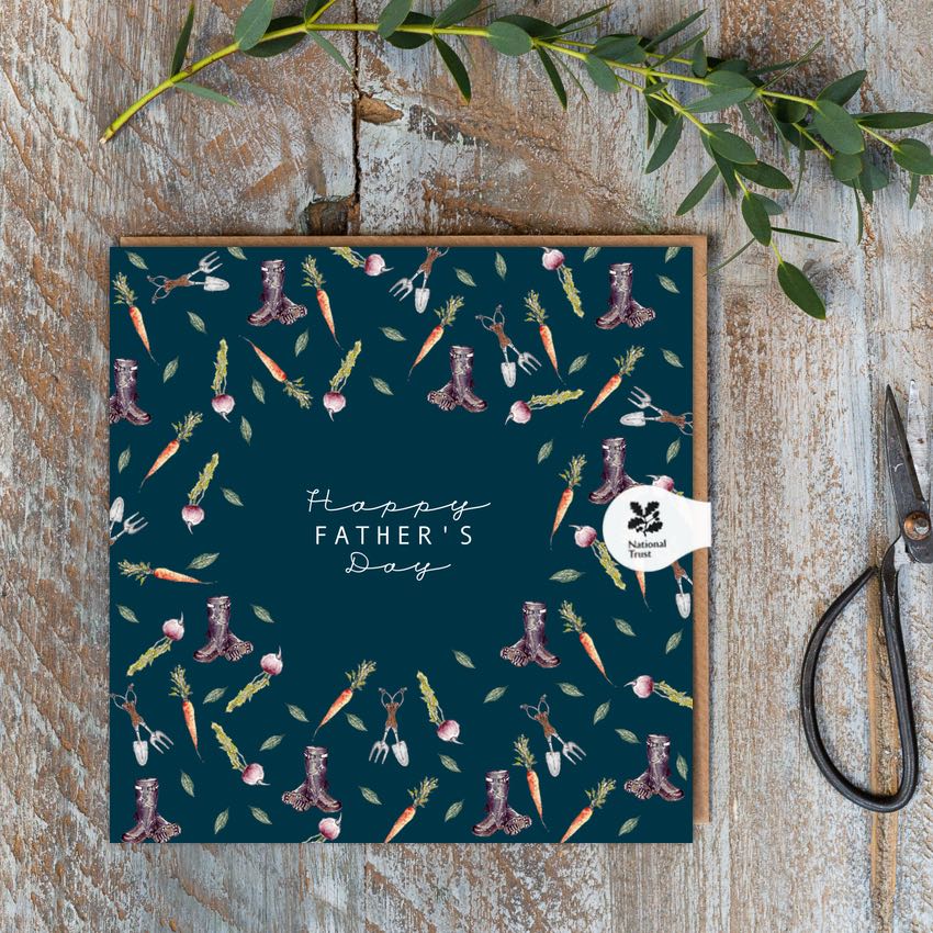 Happy Father's Day (Gardening Noir) Card (Cello-Free)