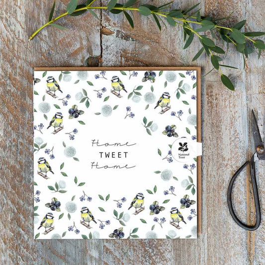 Home Tweet Home (Bluetit Pure) Card (Cello-Free)