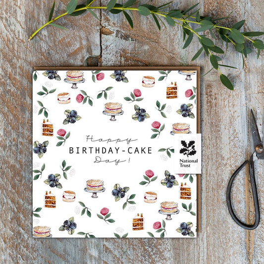 Happy Birthday-Cake Day Card (Cello-Free)
