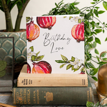 NEW! Birthday Love (Pomegranate Pure) Card (Cello-Free)