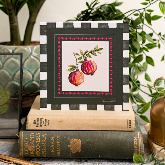 NEW! Pomegranate (Noir) Card (Cello-Free)