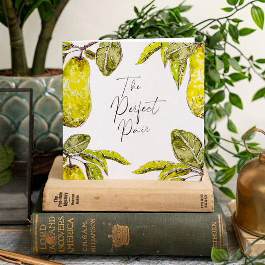 NEW! The Perfect Pair (Pear Pure) Card (Cello-Free)