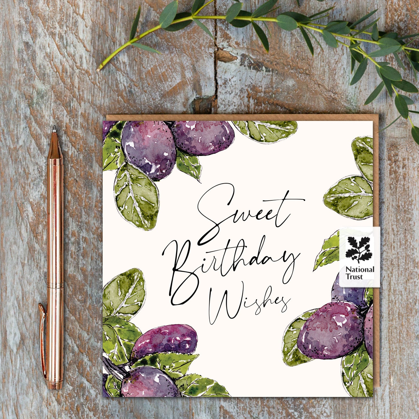NEW! Sweet Birthday Wishes (Plum Pure) Card (Cello-Free) (available for dispatch from Jan 2026)