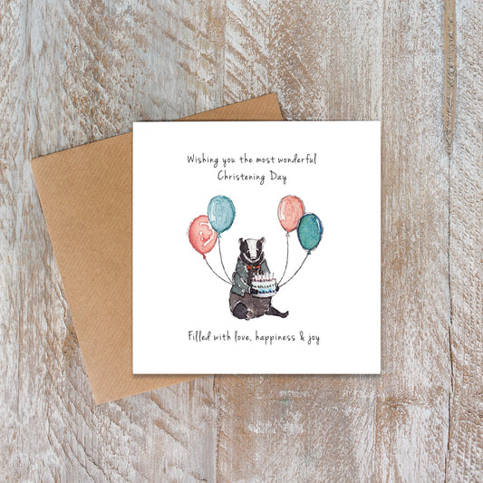 Wonderful Christening Card (Cello-Free)