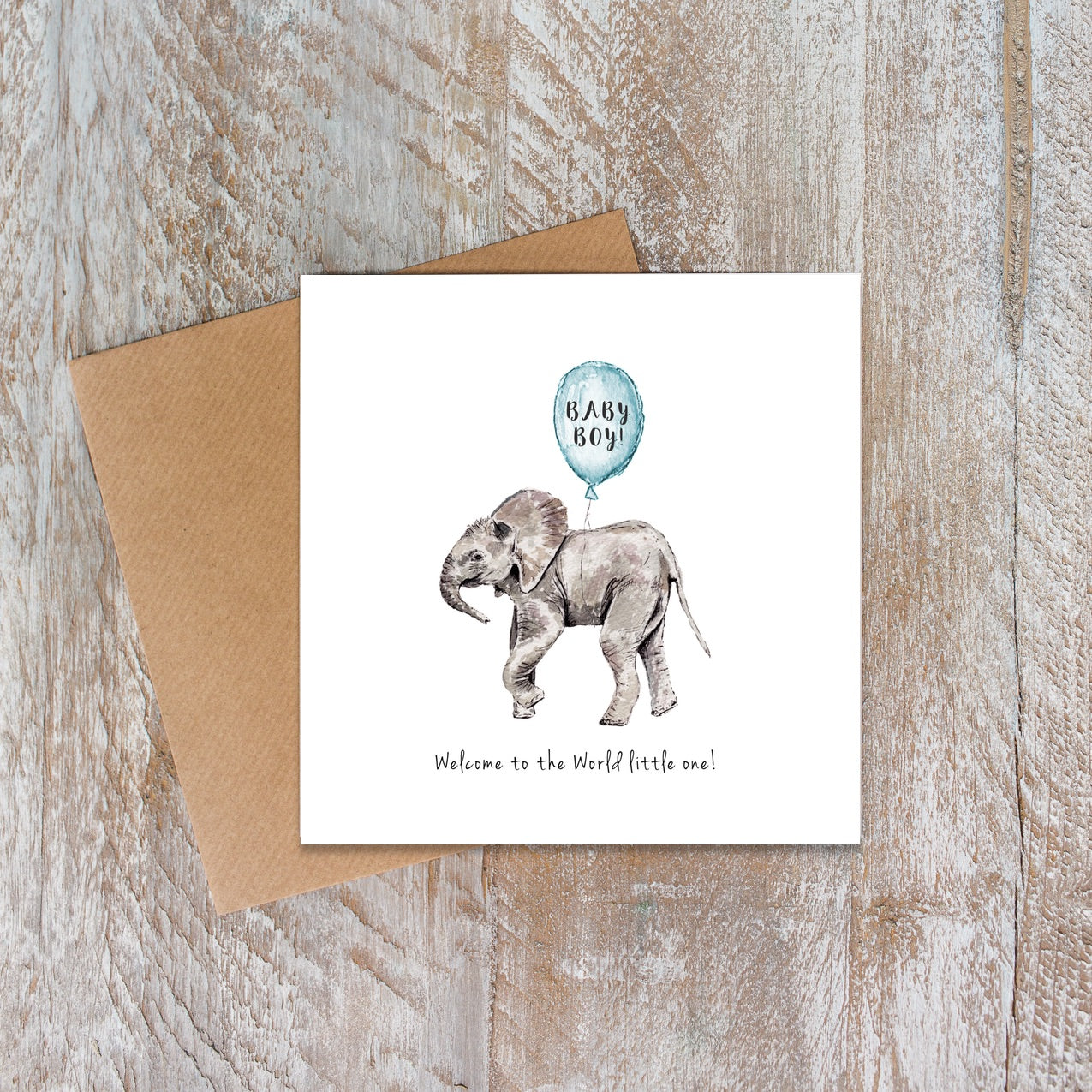 Baby Boy Card (Cello-Free)