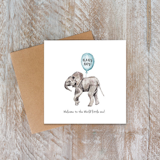 Baby Boy Card (Cello-Free)
