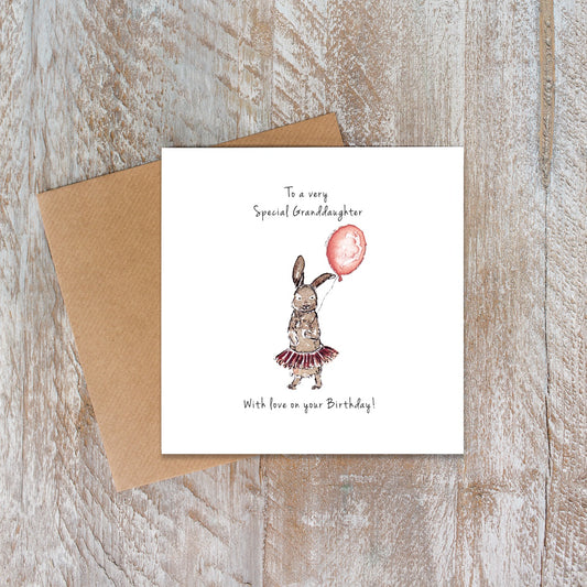 Special Granddaughter Card (Cello-Free)