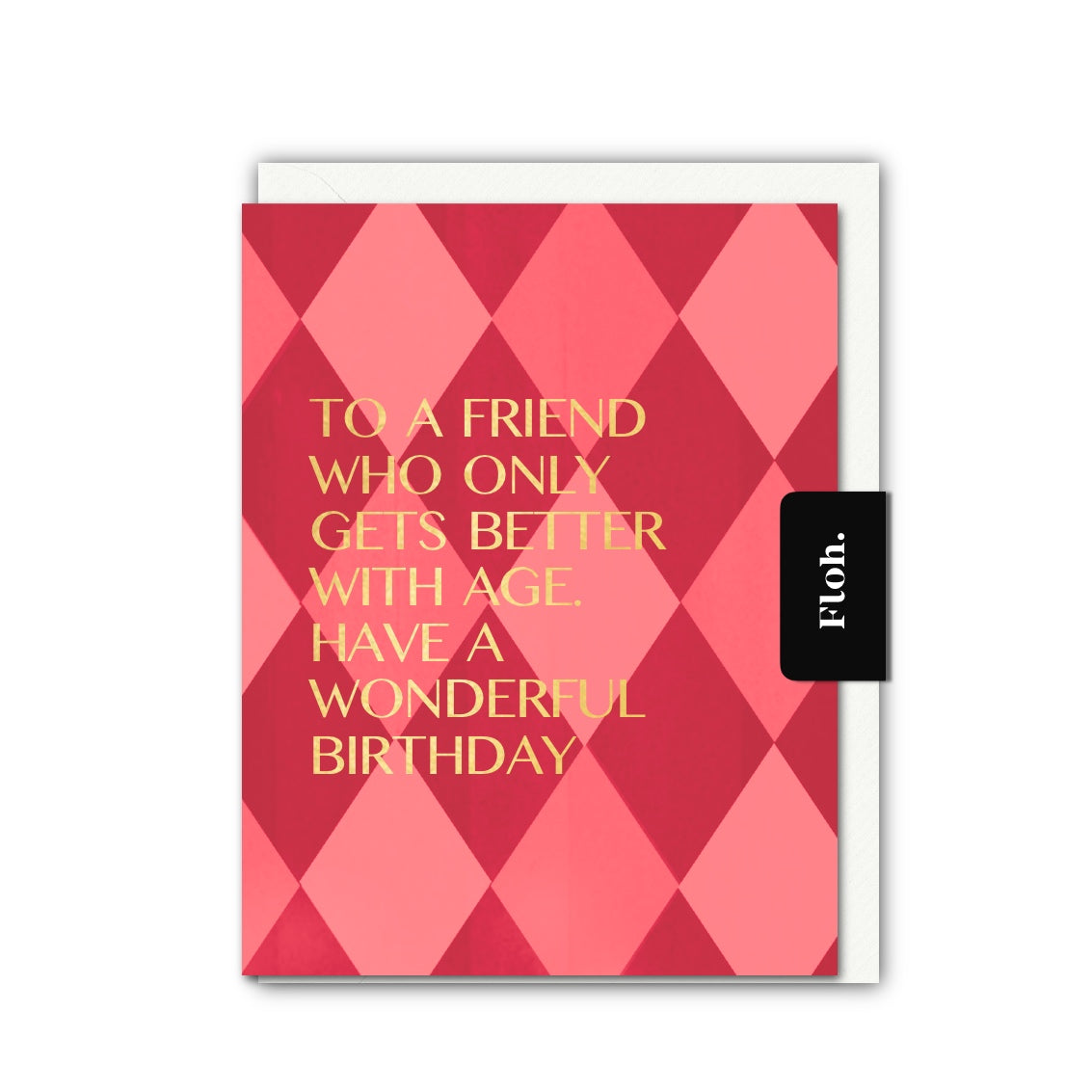 NEW! Only gets better with age (Harlequin) Card (Cello-Free) (available for dispatch from July 2026)