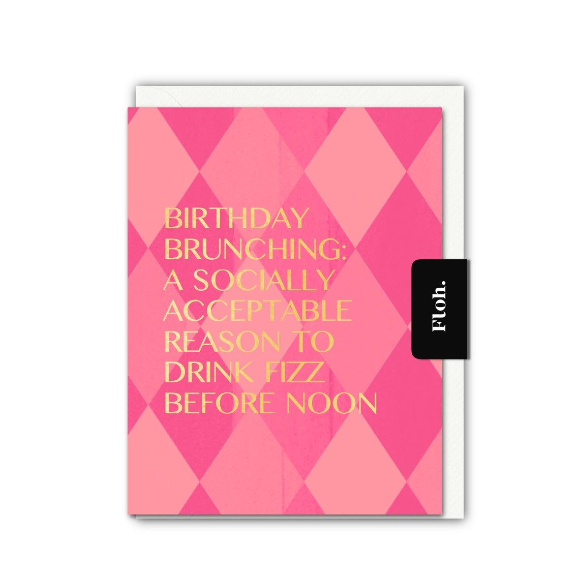 NEW! Birthday Brunching (Harlequin) Card (Cello-Free) (available for dispatch from July 2026)