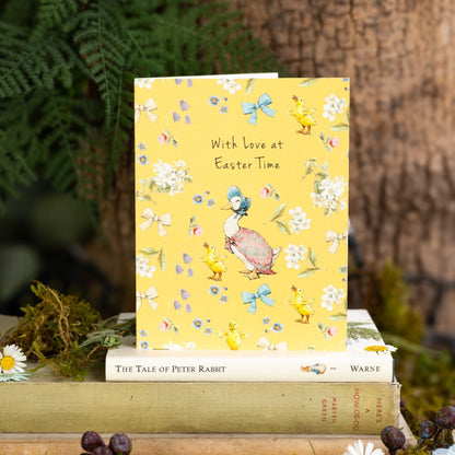 With Love at Easter Time (Jemima Puddle-Duck) Card (Cello-Free)