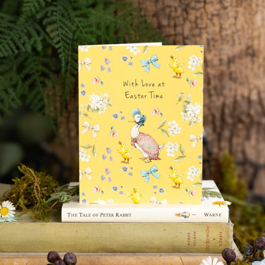 With Love at Easter Time (Jemima Puddle-Duck) Card (Cello-Free)