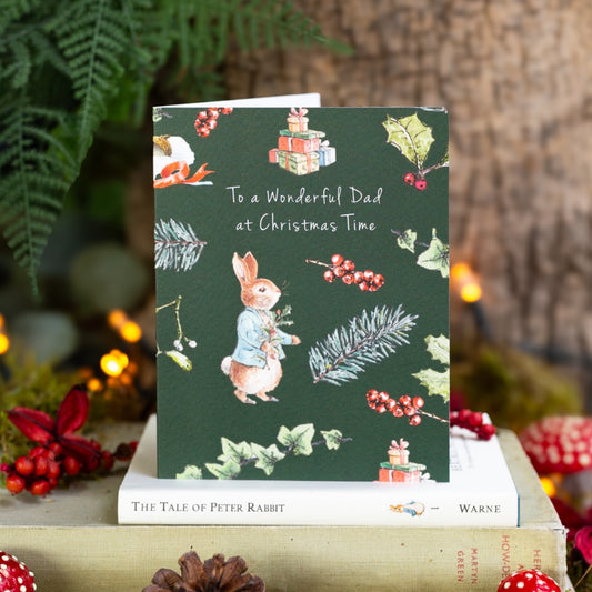 To a Wonderful Dad at Christmas Time Card (Cello-Free) (available for dispatch from August 2025)