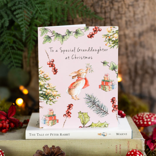To a Special Granddaughter at Christmas Card (Cello-Free) (available for dispatch from August 2025)
