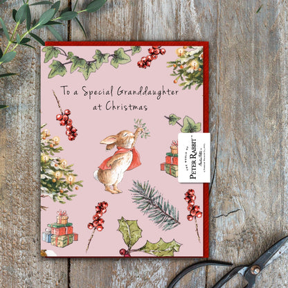 To a Special Granddaughter at Christmas Card (Cello-Free) (available for dispatch from August 2025)