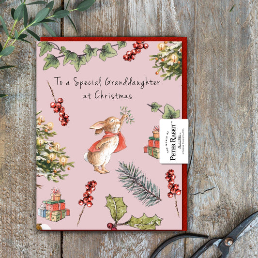 To a Special Granddaughter at Christmas Card (Cello-Free) (available for dispatch from August 2025)