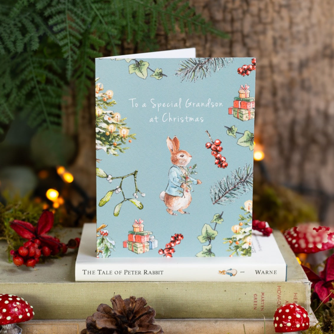 To a Special Grandson at Christmas Card (Cello-Free) (available for dispatch from August 2025)