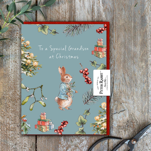 To a Special Grandson at Christmas Card (Cello-Free) (available for dispatch from August 2025)