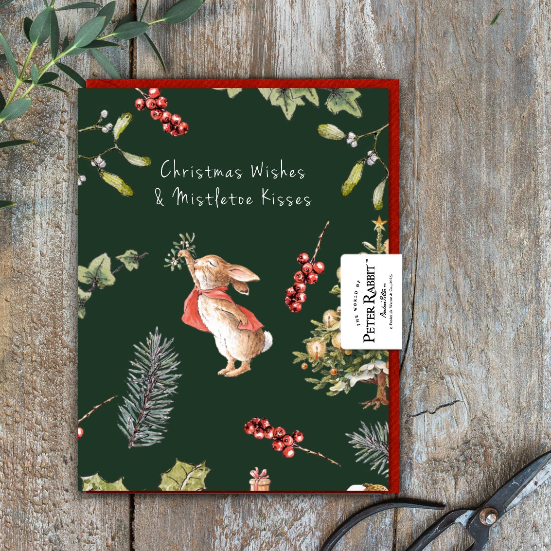 Christmas Wishes & Mistletoe Kisses Card (Cello-Free) (available for dispatch from August 2025)