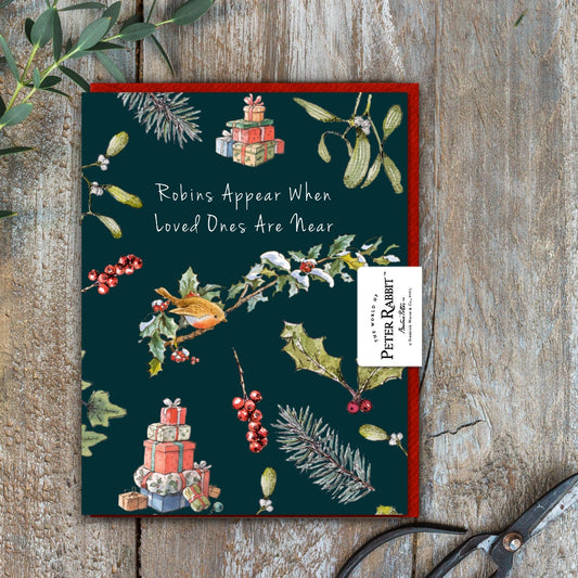 Robins Appear When Loved Ones Are Near Card (Cello-Free) (available for dispatch from August 2025)