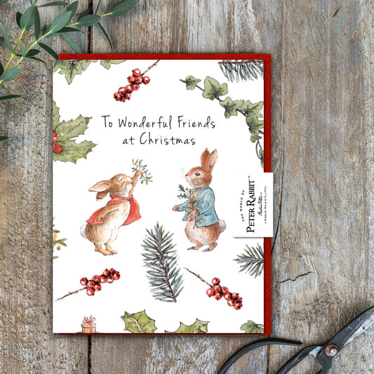 To Wonderful Friends at Christmas Card (Cello-Free) (available for dispatch from August 2025)