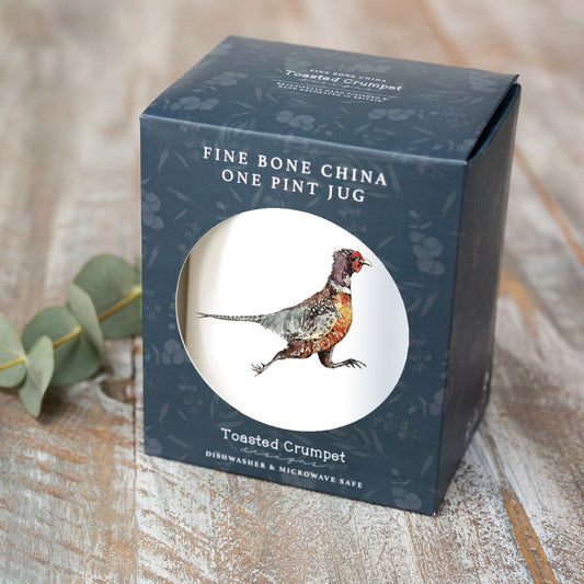Pheasant Pint Jug in a Gift Box