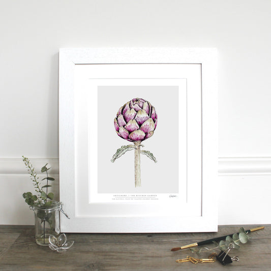 The Kitchen Garden Artichoke 10x12" Fine Art Print