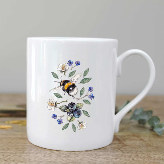 Wildflower Bee Mug in a Gift Box