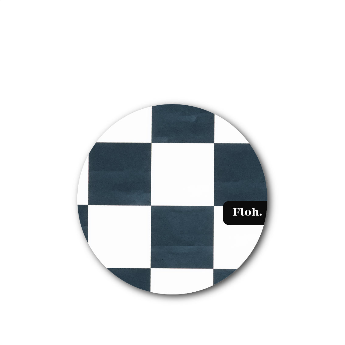 NEW! Espresso (Checkerboard) Round Coaster (available for dispatch from Jan 2026)