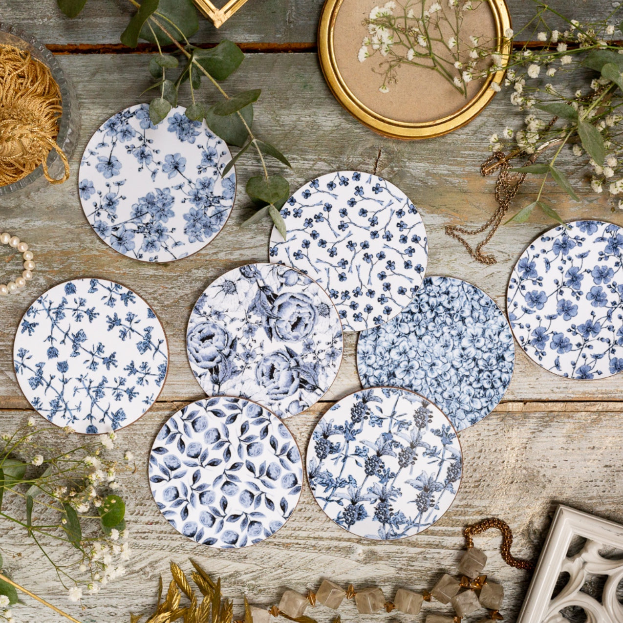 NEW! Chateau (Botanique) Round Coaster