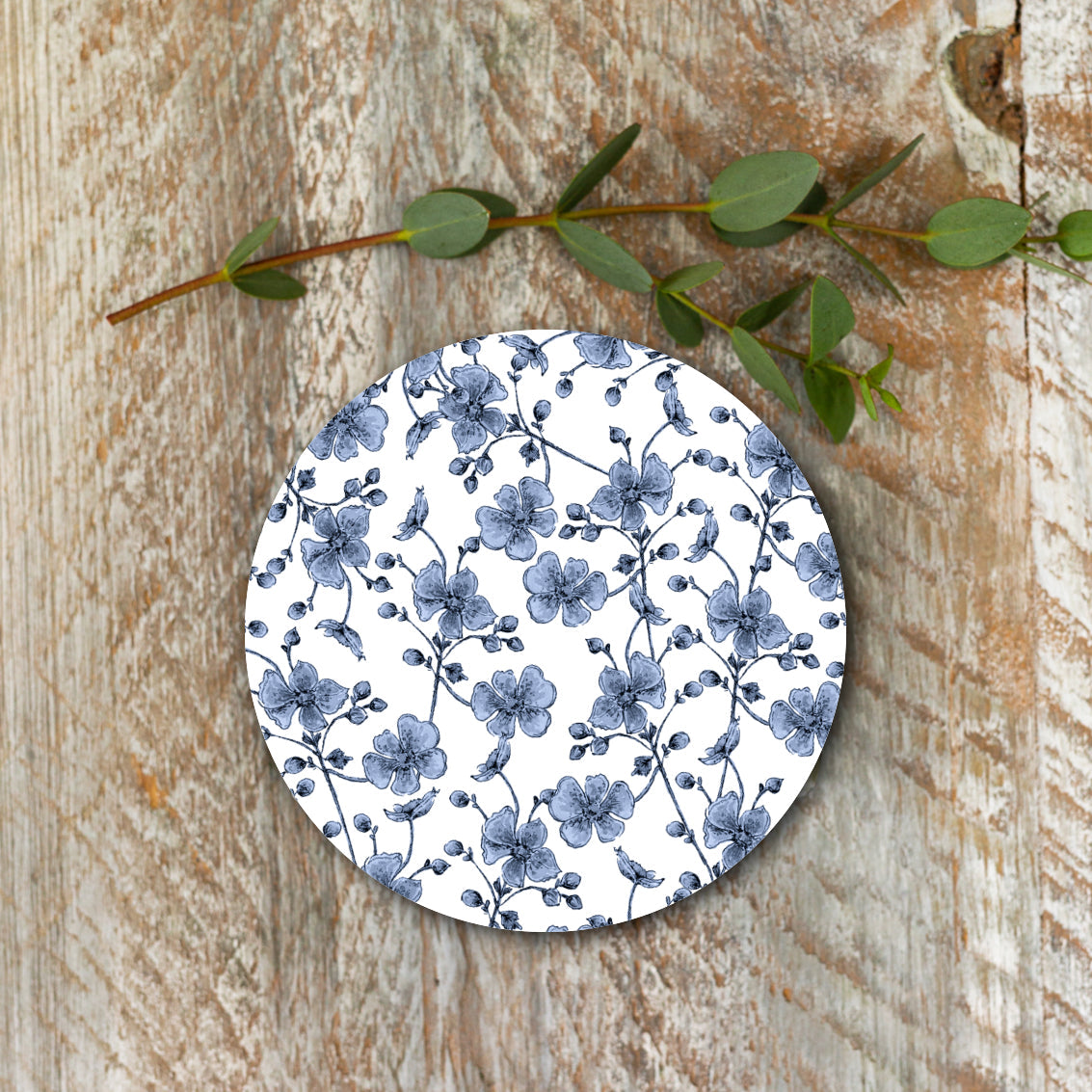 NEW! Chateau (Flower & Buds) Round Coaster (available for dispatch from Jan 2026)